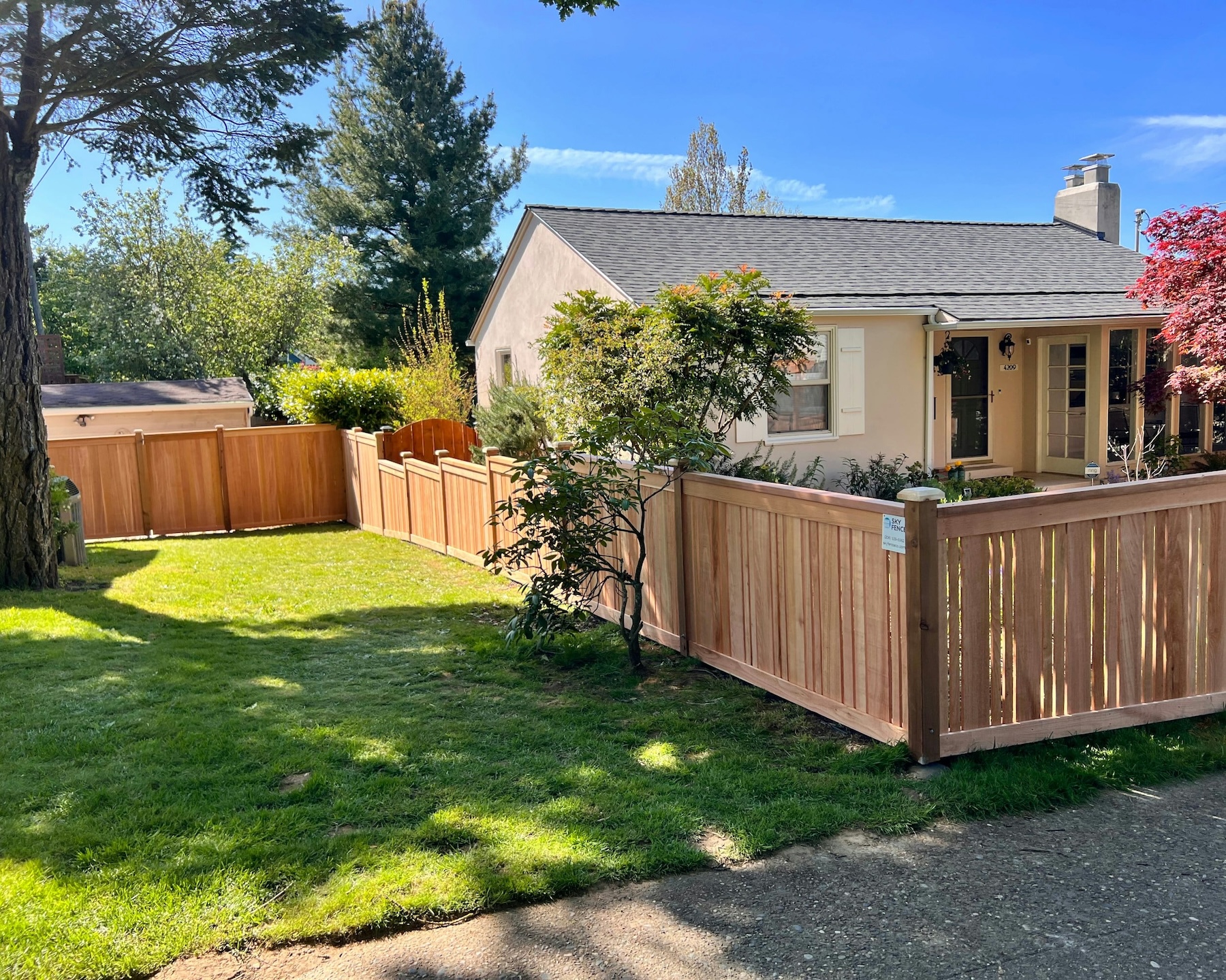 Custom Cedar Fencing